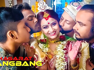 GangBang Suhagarat - Besi Indian Wife Very 1st Suhagarat with Four Husband ( Full Movie ) asian teen